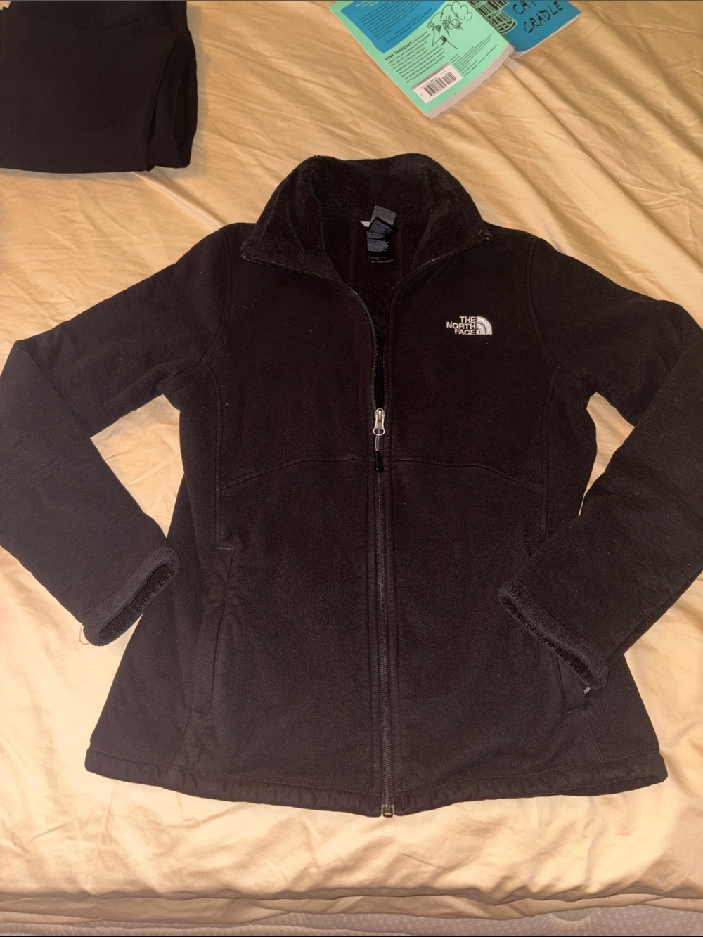 The North Face Black Teddy Fleece Zip Jacket – Women’s